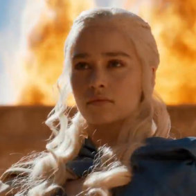 Emilia Clarke stars as Daenerys Targaryen in Game of Thrones, which concluded in 2019.