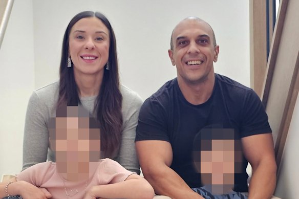 Councillor Ashleigh Vandenberg and her husband, Simon Vallone.