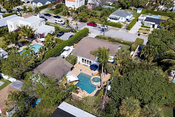 The Florida house where Dr Munjed Al Muderis lives.