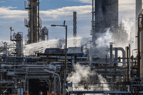 Scenes from the fire ground on Thursday.