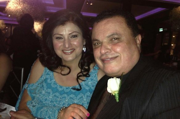 Sam Fayad with his wife Maria, who is the sister of Dyldam founder Joe Khattar. 