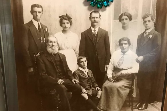 Matilda Gaunt, who was Indigenous, is seated at right. She was Ron Gaunt’s grandmother.