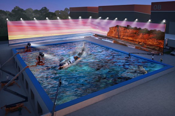 Os defensores do Central Coast Studios dizem que estão oferecendo o maior tanque de água externo da Austrália para filmagens. 