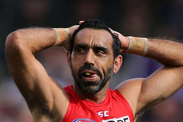 The treatment of Adam Goodes was a source of shame for the AFL community. 