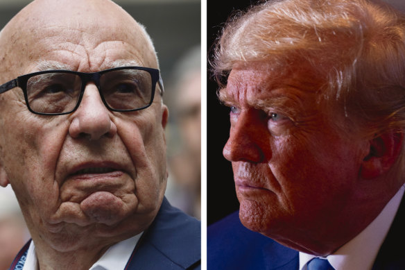 Rupert Murdoch and Donald Trump.