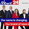 Sky News hopes to be called News24 after a rebranding announced last Friday.