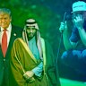 Trump, Crown Prince Mohammed Bin Salman Al Saud, golfer Cameron Smith.