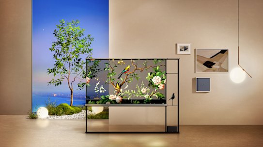 LG’s Signature OLED T is see-through and cable-free, besides its power cable which is conspicuously absent from promotional pictures.