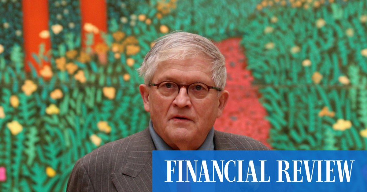 afr.com - Jill Lawless - Iconic British artist David Hockney dies at 88