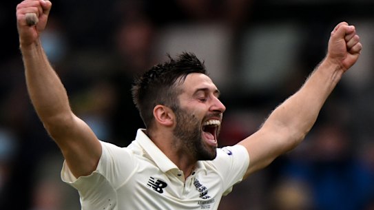 Mark Wood made life extremely uncomfortable for Australia’s batters on Sunday.