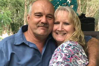 Sandra Muller is desperate to see her husband, who is alone in hospital in Townsville.