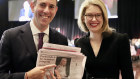 Treasurer Jim Chalmers and economist Danielle Wood who gave the opening keynote.