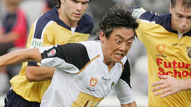 Naoki Imaya during his brief time with the now-defunct New Zealand Knights in 2006.
