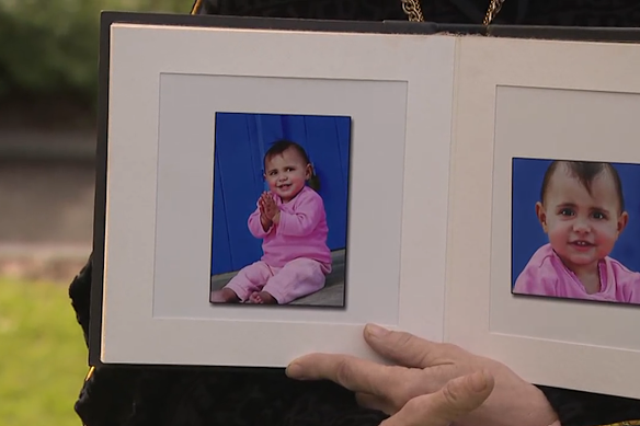 Bonner’s aunt shared her baby photos at a press conference on Tuesday morning.