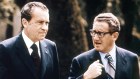 Henry Kissinger with Richard Nixon in 1972.