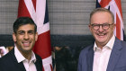 Increased spending needed ... British PM Rishi Sunak and Australian PM Anthony Albanese.