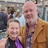 Kate Halfpenny and her husband, Chris.