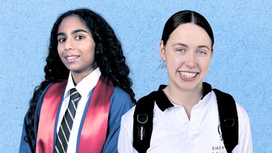 Ishika Balram, from Perth Modern School and Rachael Wiese, who graduated from Shenton College.