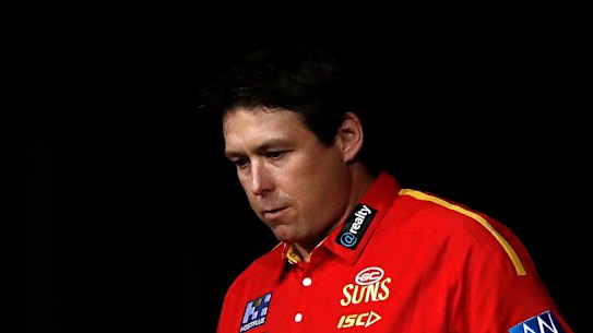 Gold Coast coach Stuart Dew.