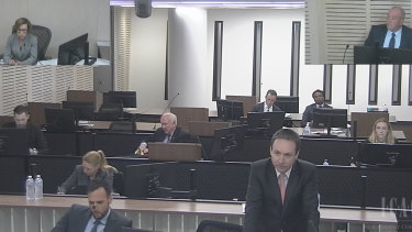 Daryl Maguire in the ICAC witness box on Wednesday.