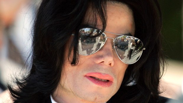 Michael Jackson during his June 2005 trial on child molestation charges.