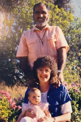 Lydia Williams with her late father Ron and mother Diana.