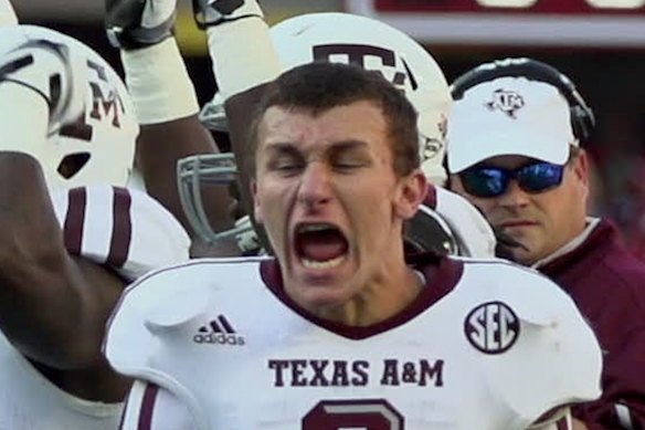 American football quarterback Johnny Manziel.