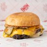 The staple beef burger at Hi Hi Burger.