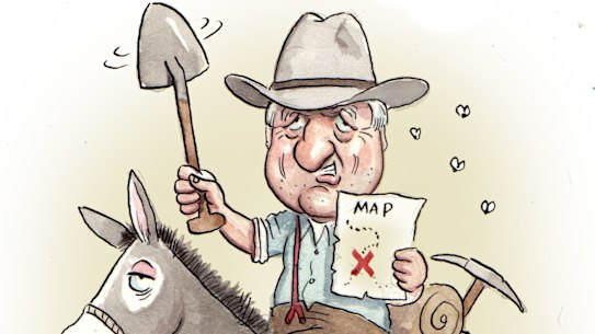 Bob Katter is getting into the mining game.
