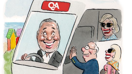 All aboard the Q+A express.