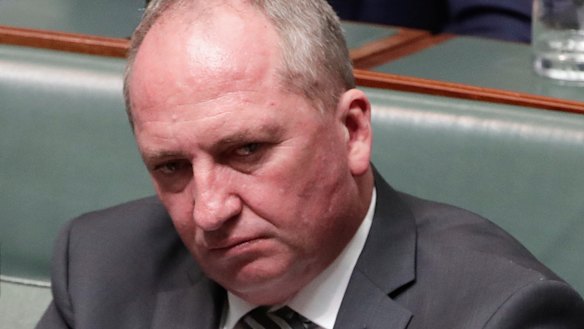 National MP Barnaby Joyce has been eyeing a comeback ever since he lost the leadership.