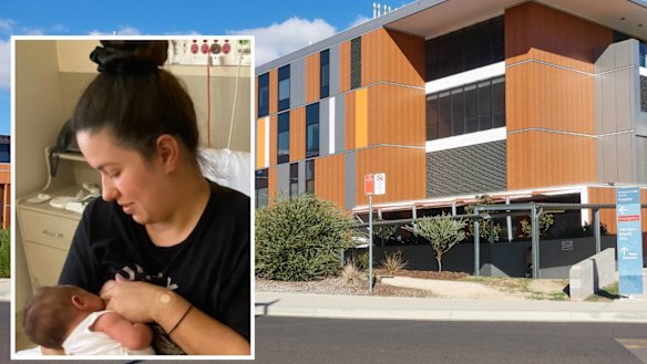 Tamworth Hospital was on bypass when Issie Dewberry went into labour.