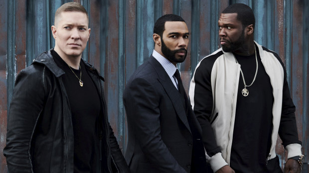 Curtis "50 Cent" Jackson, far right, is a star and executive producer of the show. 
