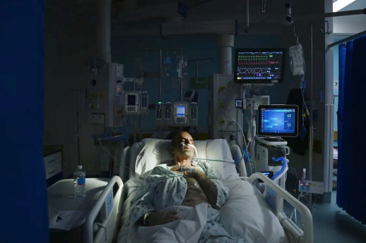 Kate Geraghty’s photo of a COVID-19 patient receiving treatment in ICU at St Vincent’s Hospital was awarded the Nikon-Walkley Photo of the Year.