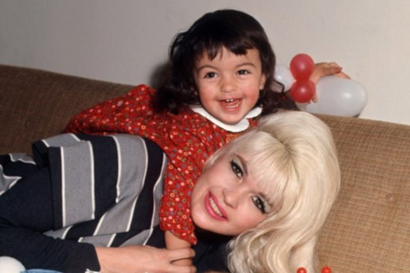 Mariska Hargitay with her mother, Jayne Mansfield, in My Mom Jayne.