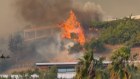 Actor James Woods posted a series of photos on social media as his home was destroyed in the Pacific Palisades fire.