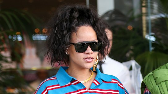Rihanna in a polo.