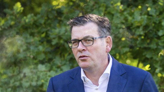 Daniel Andrews unveiled the Sick Pay Guarantee scheme on Monday. 