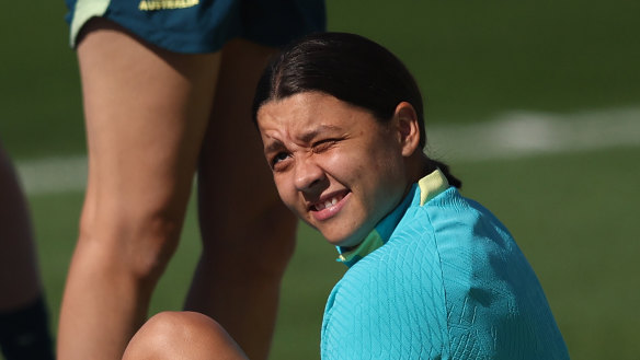 Sam Kerr appears to be on track for her first World Cup appearance.