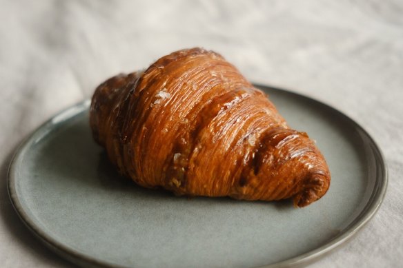 Monforte’s signature  leatherwood honey and sea salt croissant.