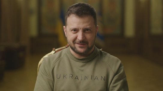 Volodymyr Zelensky in 