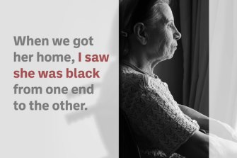 Screenshots from a forthcoming Labor ad campaign that will target the Morrison government over its handling of the Aged Care sector. The final report of the Royal Commission will be handed to government this Friday. 