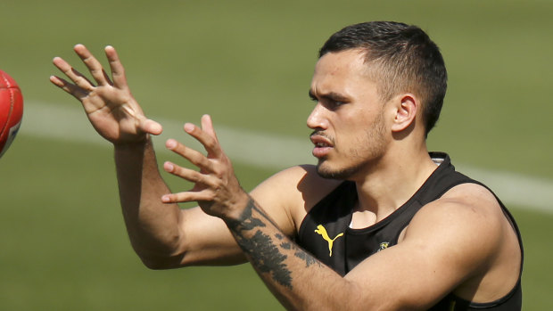 Sydney Stack at Richmond training earlier this week.