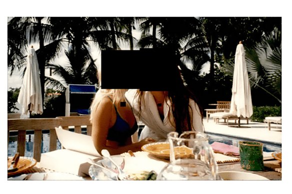 A photograph of unknown females that forms part of the latest Epstein files release.