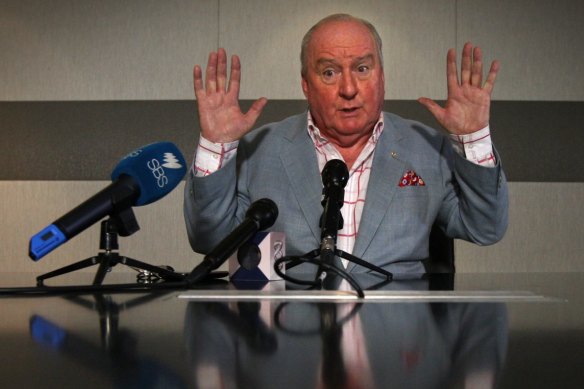 Jones apologising for his remarks about Julia Gillard's father dying of shame in 2012.