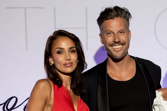 Bachelor star Sam Wood, pictured with wife Snezana, has been charged with domestic violence offences.