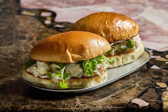Supernormal’s iconic lobster roll is the only menu item that’s made the trip north from Melbourne.