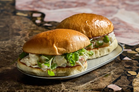 Supernormal’s iconic lobster roll is the only menu item that’s made the trip north from Melbourne.