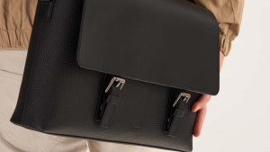 Looking for the ideal work bag that’s rugged and stylish too? Try Oroton’s Oxley satchel in black or tan.