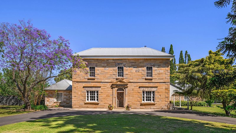 Former NSW Opposition Leader lists renovated convict-built home for $13m